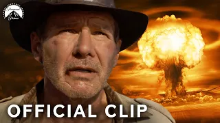 Indiana Jones Activates Atomic Bomb feat. Harrison Ford (Full Scene) | Paramount Movies