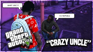 GTA 5 SCHOOL SENIOR YEAR IN DA HOOD EP. 143 - MY CRAZY UNCLE 😈 (GTA 5 ROLEPLAY W/ MODS)