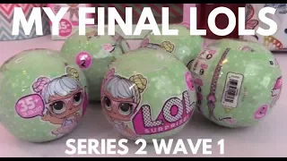 Opening LOL Surprise Dolls Series 2 Wave 1 Tots Big Sis! Finishing up five Wave 1 and very lucky!