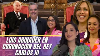 Abinader sorprende a joven dominicana con regalo, en su viaje a la coronación del Rey Carlos III