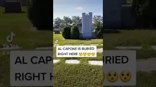 #shorts Al Capones Grave, Mount Carmel Cemetery.