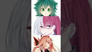 My Hero Academia Deku & Todoroki & Bakugou Girl Version Edit - Mi Gente