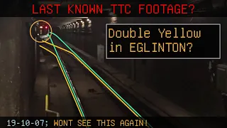 Third track north of Eglinton? [Rare, likely last known TTC footage of this kind]