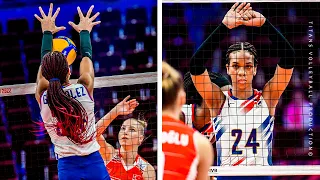 Amazing Middle Blocker from Dominican - 20 years old Geraldine Gonzalez World Cup 2022