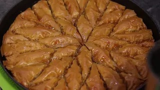 LECKERSTE Baklava mit Walnüsse بقلاوة بالجوز  baklawa with walnuts Rezept/Recipe Tutorial English DE