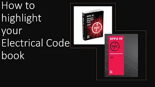 How to Highlight your Electrical Code Book NEC 2017/2020/2023