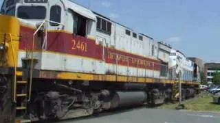 Four Railroads, Three Builders: Action Around Scranton, PA on 05/26/10