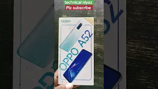 oppo A52 mobile with box view