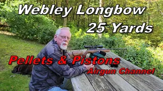 Webley Longbow Air Rifle at 25 yards