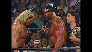 Lex Luger makes Hollywood Hogan Tap out in Non Title match + Promo 1997 (WCW)