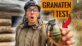Wie laut ist eine HANDGRANATE? | SFX Granaten im TEST | Survival Mattin