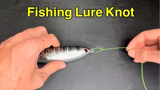 Simple and Strong way to tie a fishing line/ leader to Lure
