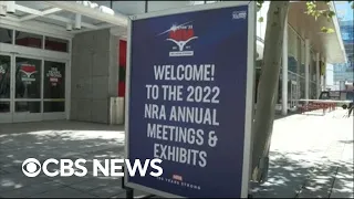 The National Rifle Association begins its annual conference in Houston
