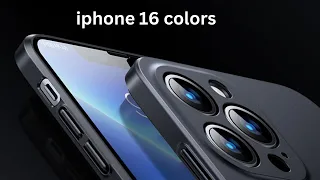 iphone 16 series: colors revealed|| iphone 16 leaks & rumors