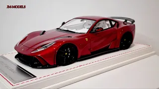 Novitec Ferrari 812 N-Largo Rosso Fuoco 01/03 By D&G Davis & Giovanni 1:18 scale