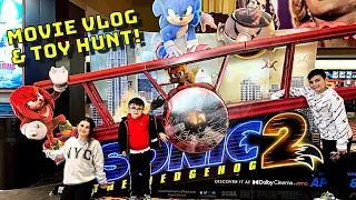 Sonic The Hedgehog 2 Movie Vlog & Toy Hunt!!!