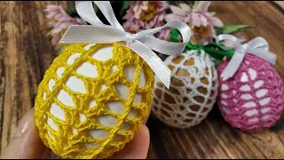 ЧЕХОЛ ДЛЯ ПАСХАЛЬНОГО ЯЙЦА крючком / EASTER EGG Crochet CASE