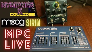 Beat-making with Dreadbox Nymphes, Moog Sirin, MPC Live