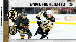 Bruins @ Golden Knights 3/3 l NHL Highlights 2022