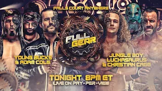 Preview: Young Bucks & Adam Cole v Jungle Boy, Luchasaurus & Christian Cage | AEW Full Gear 11/13/21