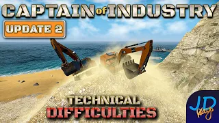 Technical Difficulties 🚛 Captain of Industry Update 2 🚜 Ep13 👷 Lets Play, Walkthrough