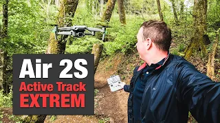 DJI AIR 2S - ActiveTrack 4.0 TEST EXTREM - APAS 4.0 DEUTSCH 4K