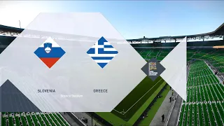 Slovenia vs Greece | 2020-21 UEFA Nations League | PES 2020
