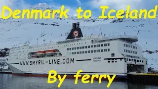 Denmark to Iceland ferry trip on MS Norrona