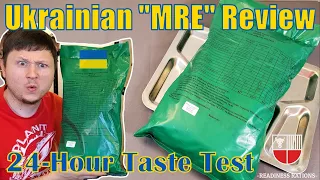 Ukrainian MRE Review UKRAINE Armed Forces RATION TASTE TEST 24 Hour UAF Military Meal Ready to Eat