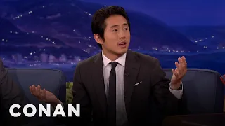 Steven Yeun’s Traumatic Childhood Halloween | CONAN on TBS