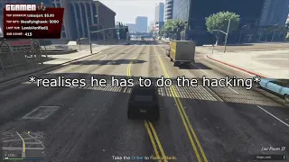 When You're the Hacker in Fleeca Job.. (GTA Online)