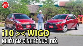 So sánh Hyundai i10 và Toyota Wigo mới - Quá nhiều khác biệt trong nhóm xe hạng A | TIPCAR TV