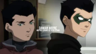 Damian Wayne scene pack | Justice League VS Teen Titans