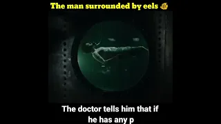 The man surrounded by eels 🐠 #shorts #short #trending #viral