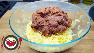 Mix potatoes with minced meat for amazing results