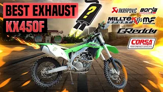 Kawasaki KX450F Exhaust Sound 🔥 FMF,Supermoto,Yoshimura,Review,Mods,Upgrade,Akrapovic,Pro Circuit+