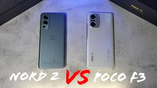 Oneplus Nord 2 vs Poco F3 Speed, RAM, Temperature, Geekbench, 3DMark Test!