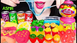 ASMR BUBBLE JELLY, SODA CANDY, GUMMY JELLY, BUBBLE GUM, JELLY NOODLES MUKBANG 비누방울 젤리, 탄산 캔디, 풍선껌 먹방