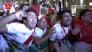 Football fans on FIFA World Cup 2018 in Russia. Футбольные фанаты на чемпионате FIFA 2018.