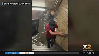 NYC Roadways, Subway Stations Flood After Thunderstorms Move Through Area