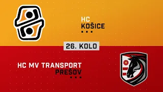 26.kolo HC Košice - HC MV Transport Prešov HIGHLIGHTS