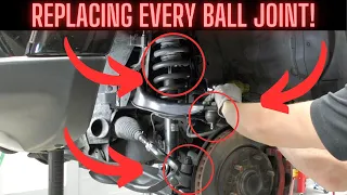 Mitsubishi L200 Front Suspension & Ball joint replacement