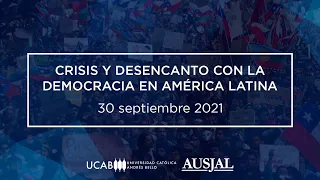 Crisis y desencanto con la democracia en América Latina