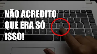 COMO RESOLVER TECLADO DESCONFIGURADO DE NOTEBOOK [ Aprenda em menos 3 minutos]