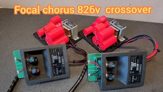 Ремонт доработка кроссовера focal chorus 826v repair finalization of the crossover