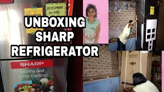 UNBOXING SHARP REFRIGERATOR,SURPRISE PARA KAY MAMA//IKANG MARANGE