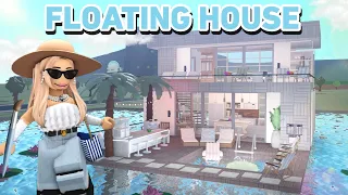 Building a FLOATING HOUSE in Bloxburg