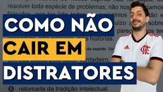 COMO NÃO CAIR NOS DISTRATORES DA PROVA DO ENEM! // O QUE SÃO DISTRATORES?!