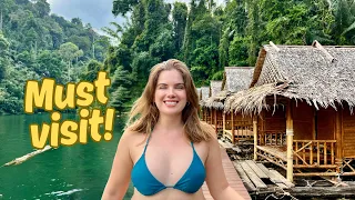 THE MOST BEAUTIFUL NATIONAL PARK IN THAILAND | Khao Sok Jungle Adventure