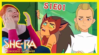 It's SO GAY!!! She-Ra Princesses of Power 1x01 Episode 1: The Sword Part 1 Reaction